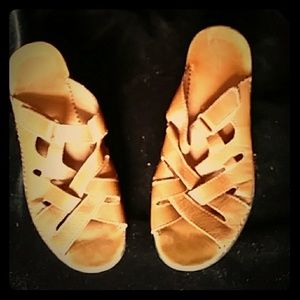 Easy Spirit brown leather sandals-sz 8M
